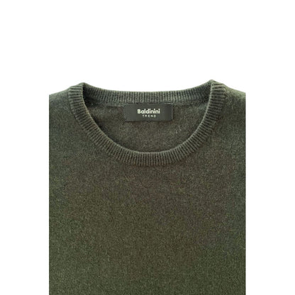 Green Cashmere Men Sweater