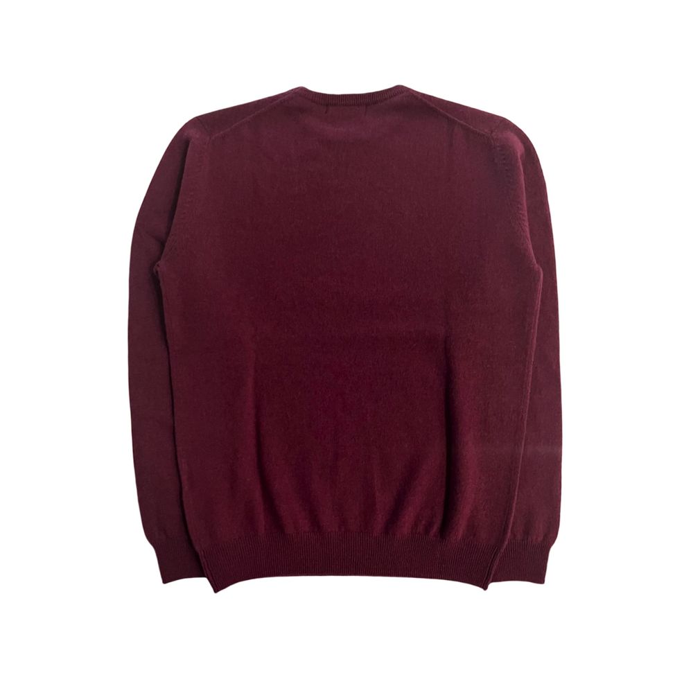 Red Cashmere Men Sweater