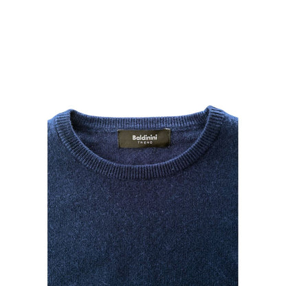 Blue Cashmere Men Sweater
