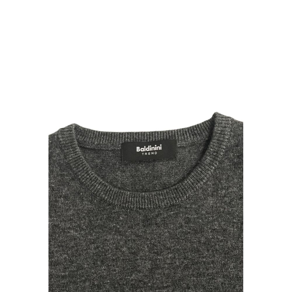 Gray Cashmere Men Sweater
