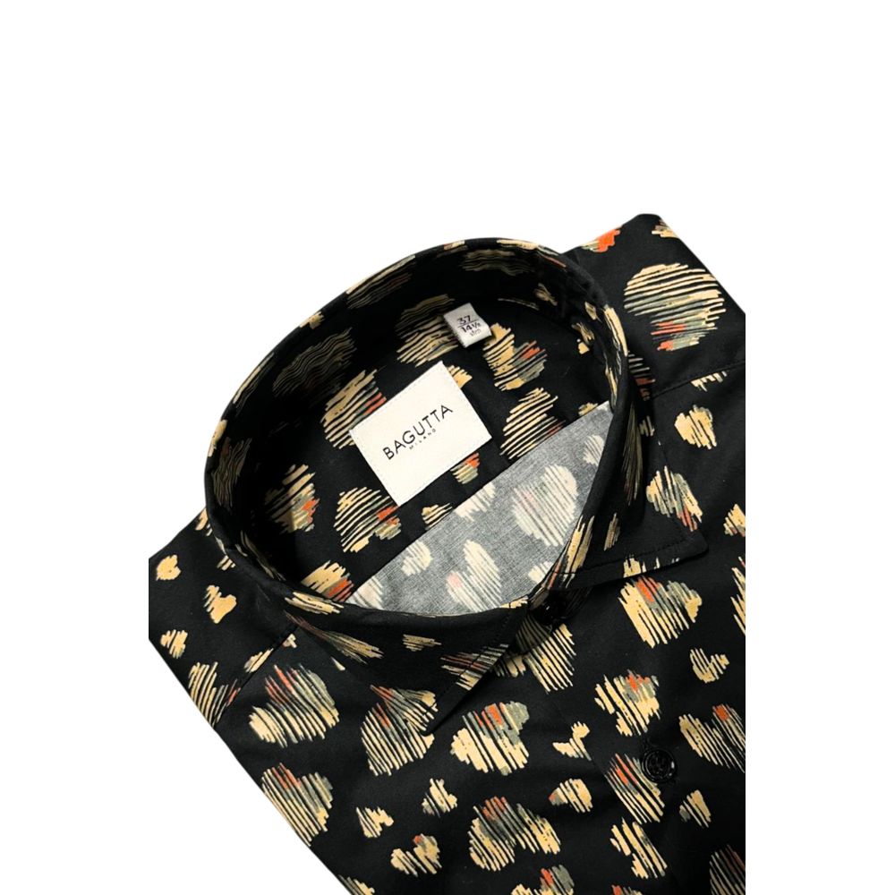 Multicolor Cotton Men Shirt