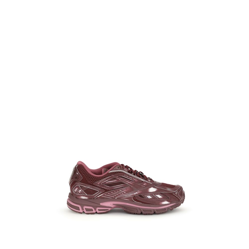 Bordeaux Polyethylene Athletic Sneakers