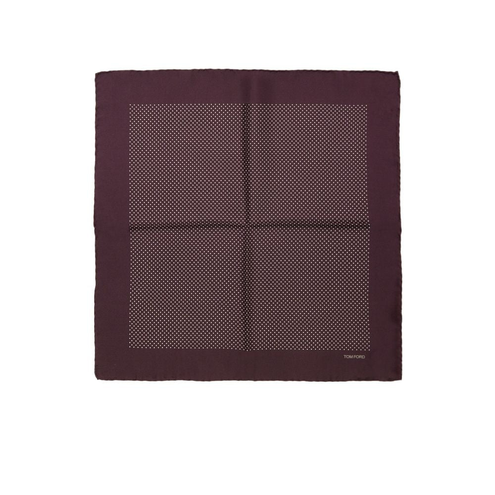 Bordeaux Silk Pocket Square