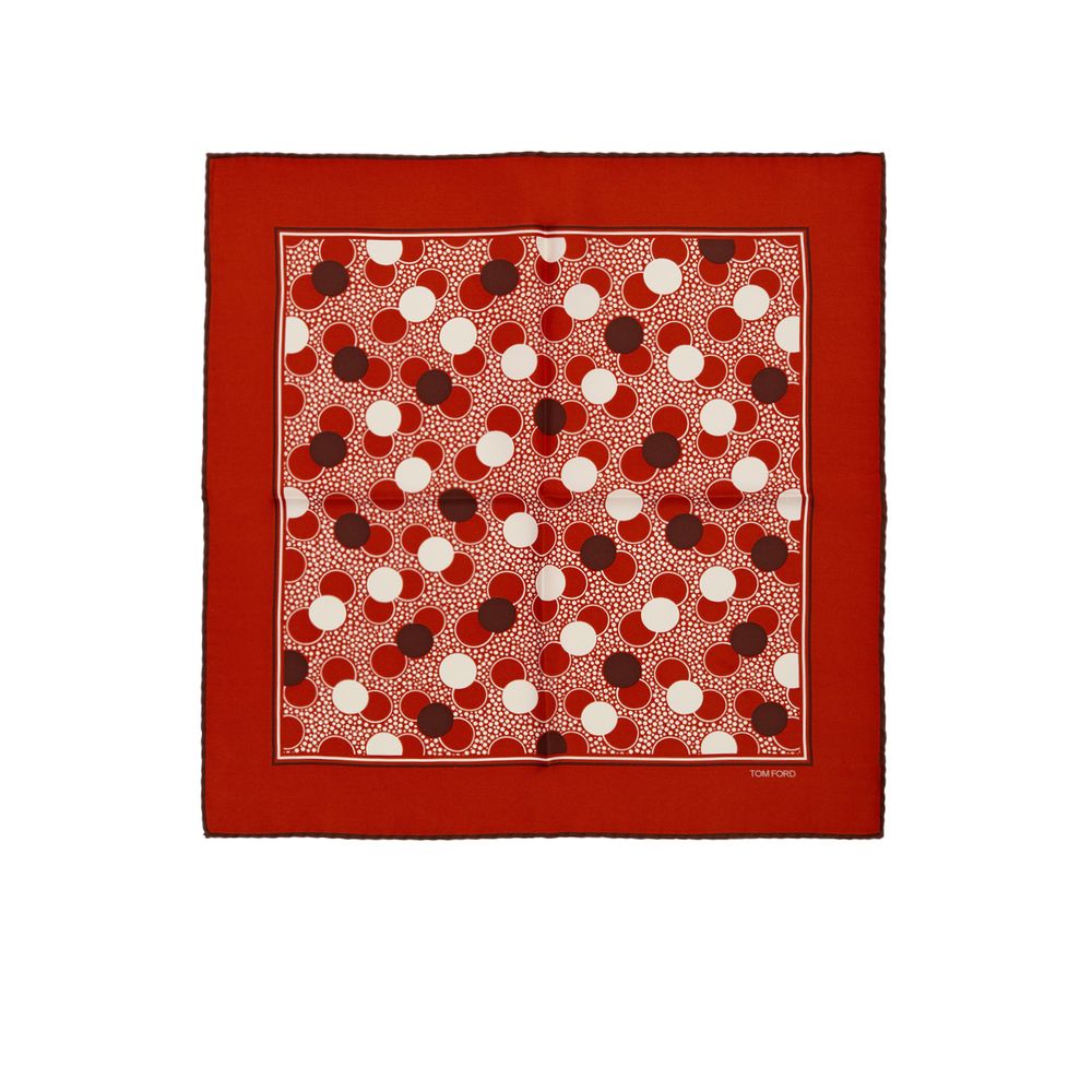 Red Silk Pocket Square