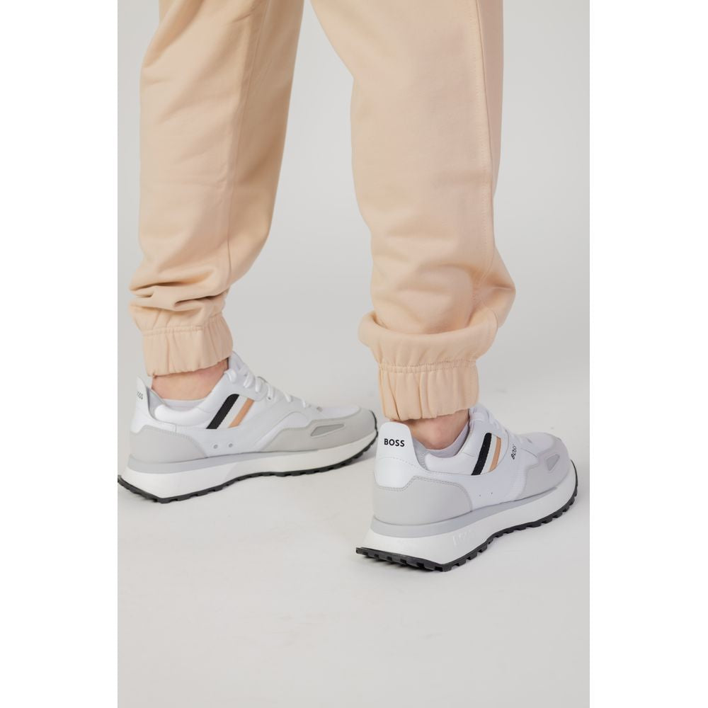 Beige Cotton Joggers (Workout Pants)