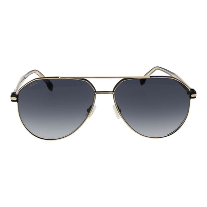 Gold Acetate & Metal Sunglasses