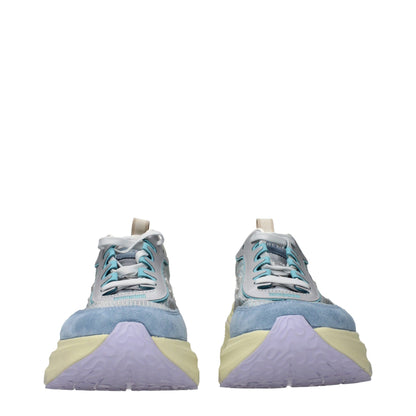 Light Blue Fabric Sneakers