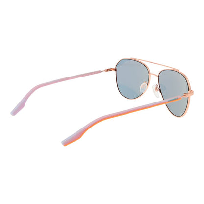 Rose Gold Rubber Sunglasses