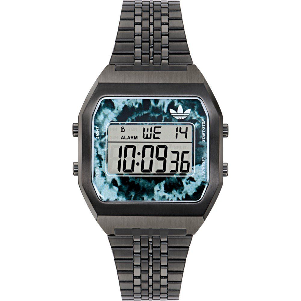 Black Stainless Steel Digital Watch