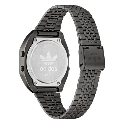 Black Stainless Steel Digital Watch