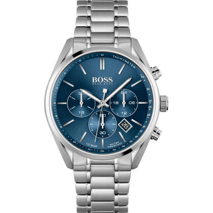 Gray Stainless Steel Dress Watch