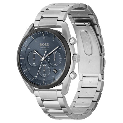 Gray Stainless Steel Dress Watch