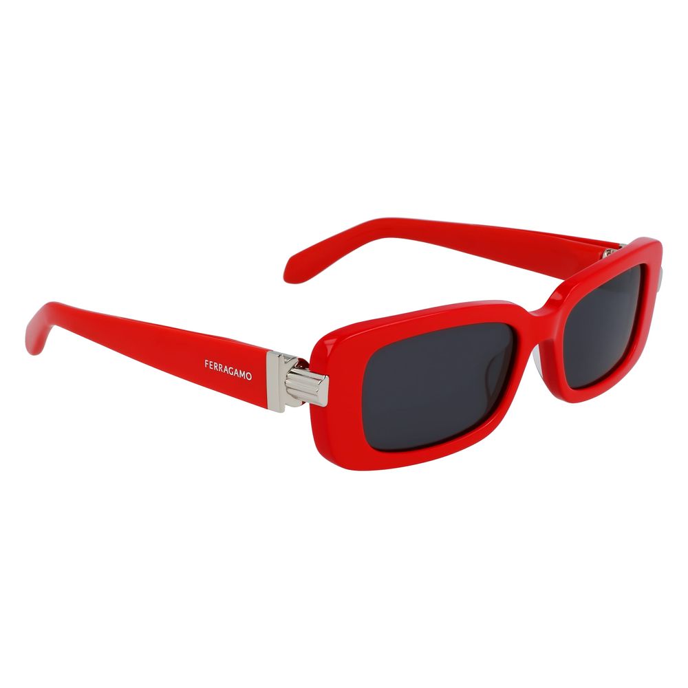 Red Acetate Sunglasses