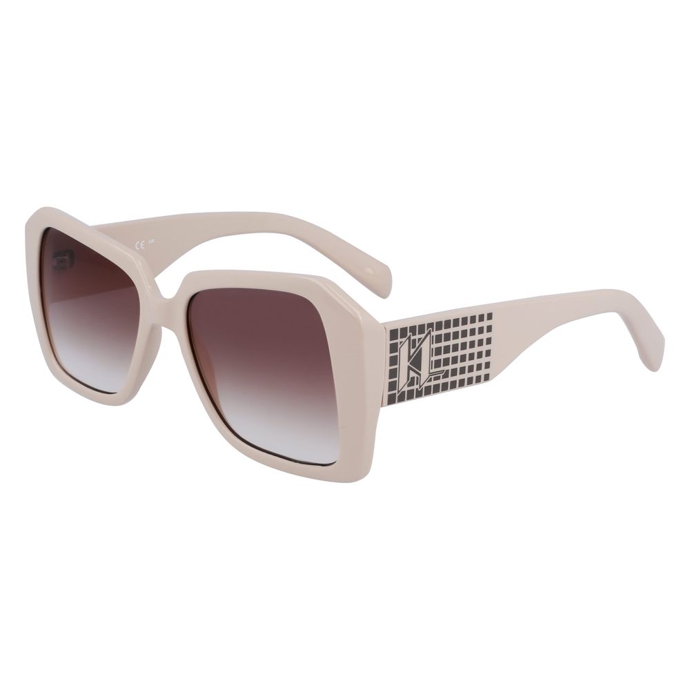 White Injected Sunglasses