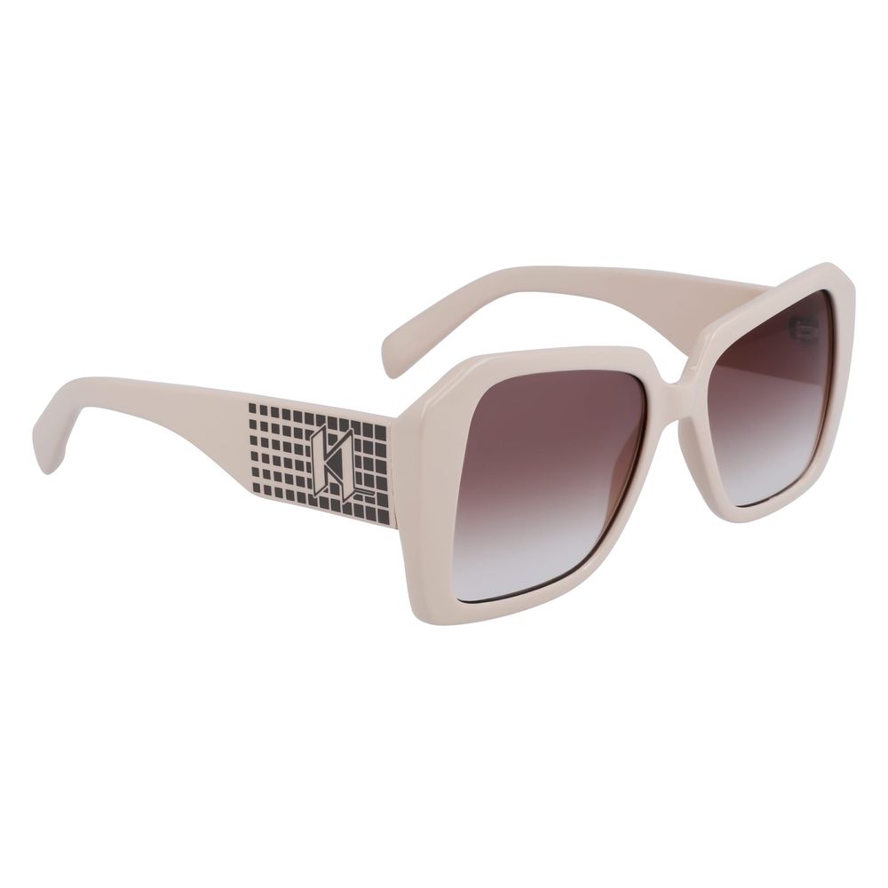 White Injected Sunglasses