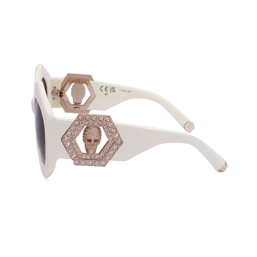 White Acetate Sunglasses