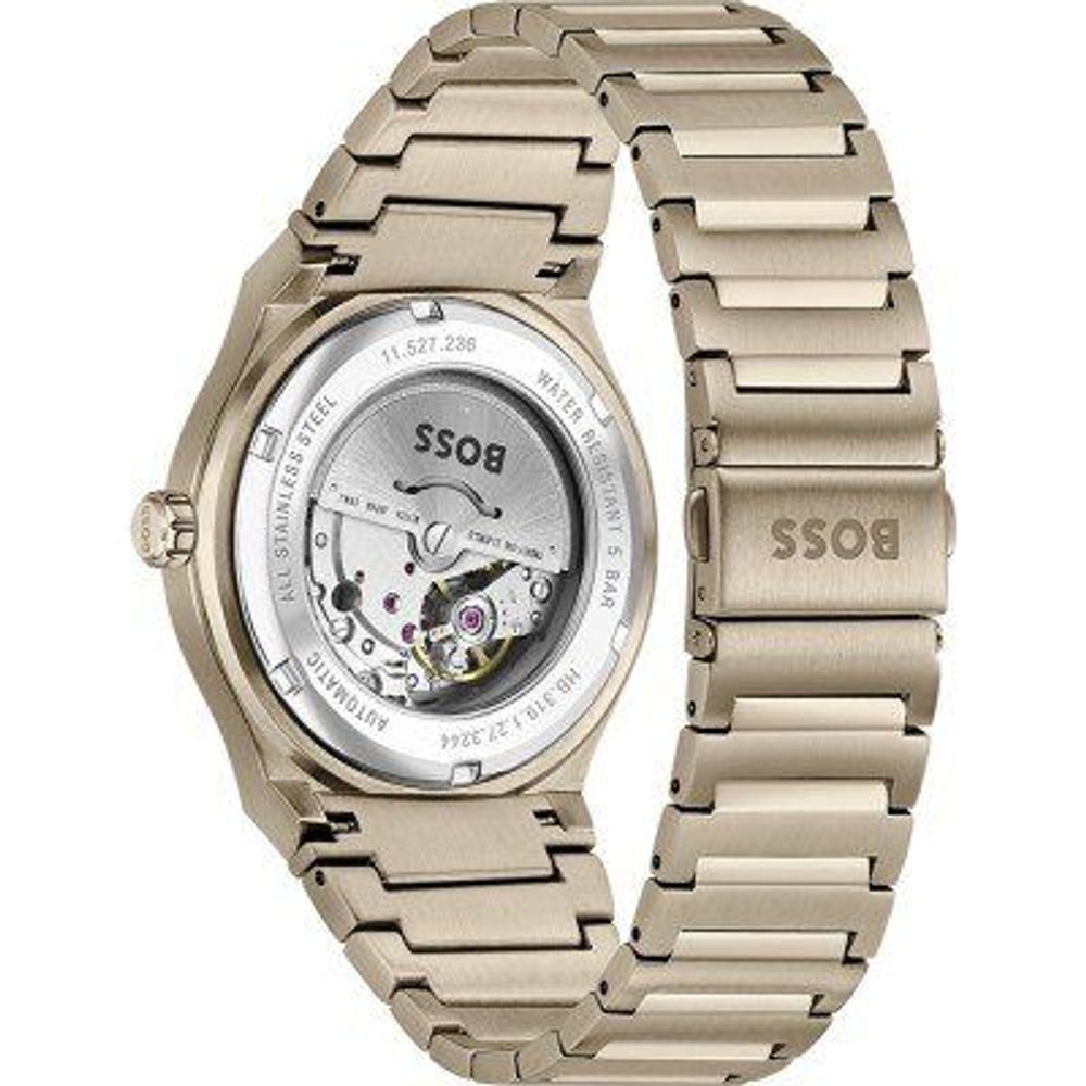 Gold Stainless Steel Dress Watch
