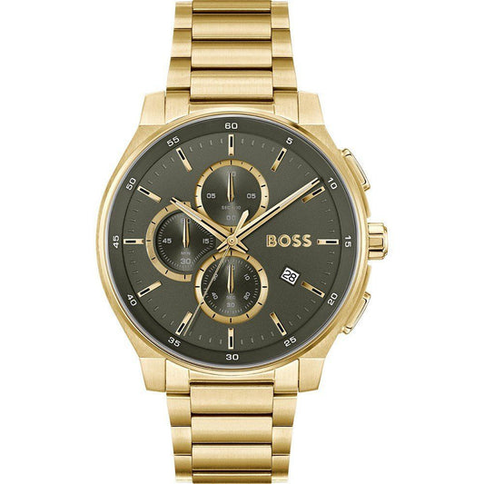 Gold Stainless Steel Dress Watch