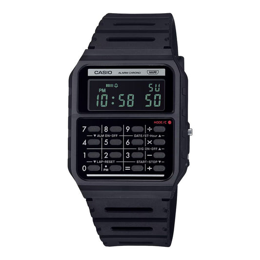 Black Resin Digital Watch