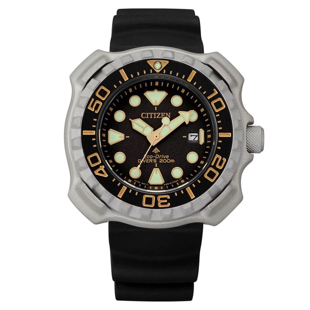 Black Rubber Sport Watch