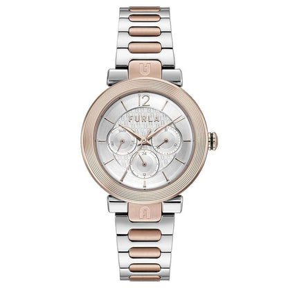 Gray Stainless Steel Dress Watch