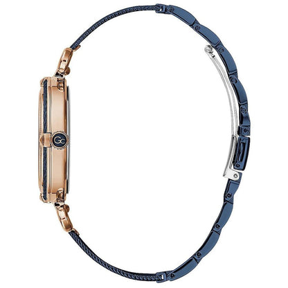 Blue Stainless Steel Dress Watch