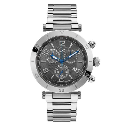 Gray Stainless Steel Dress Watch
