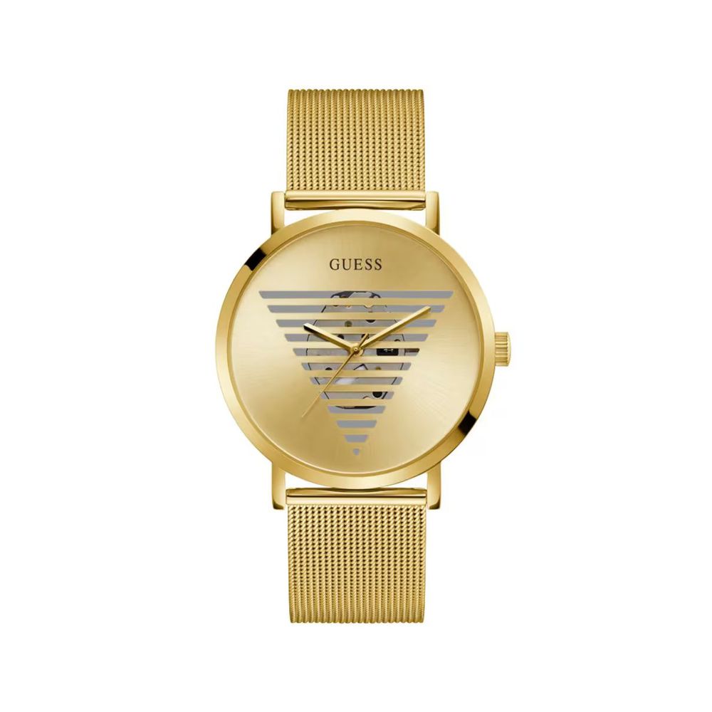 Gold Stainless Steel Dress Watch