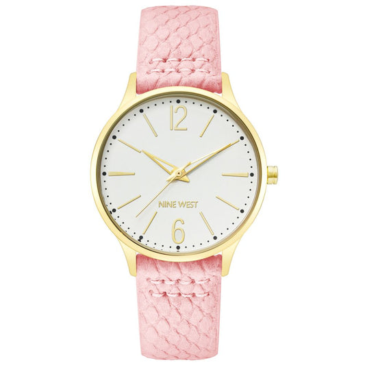 Multicolor Leather Dress Watch