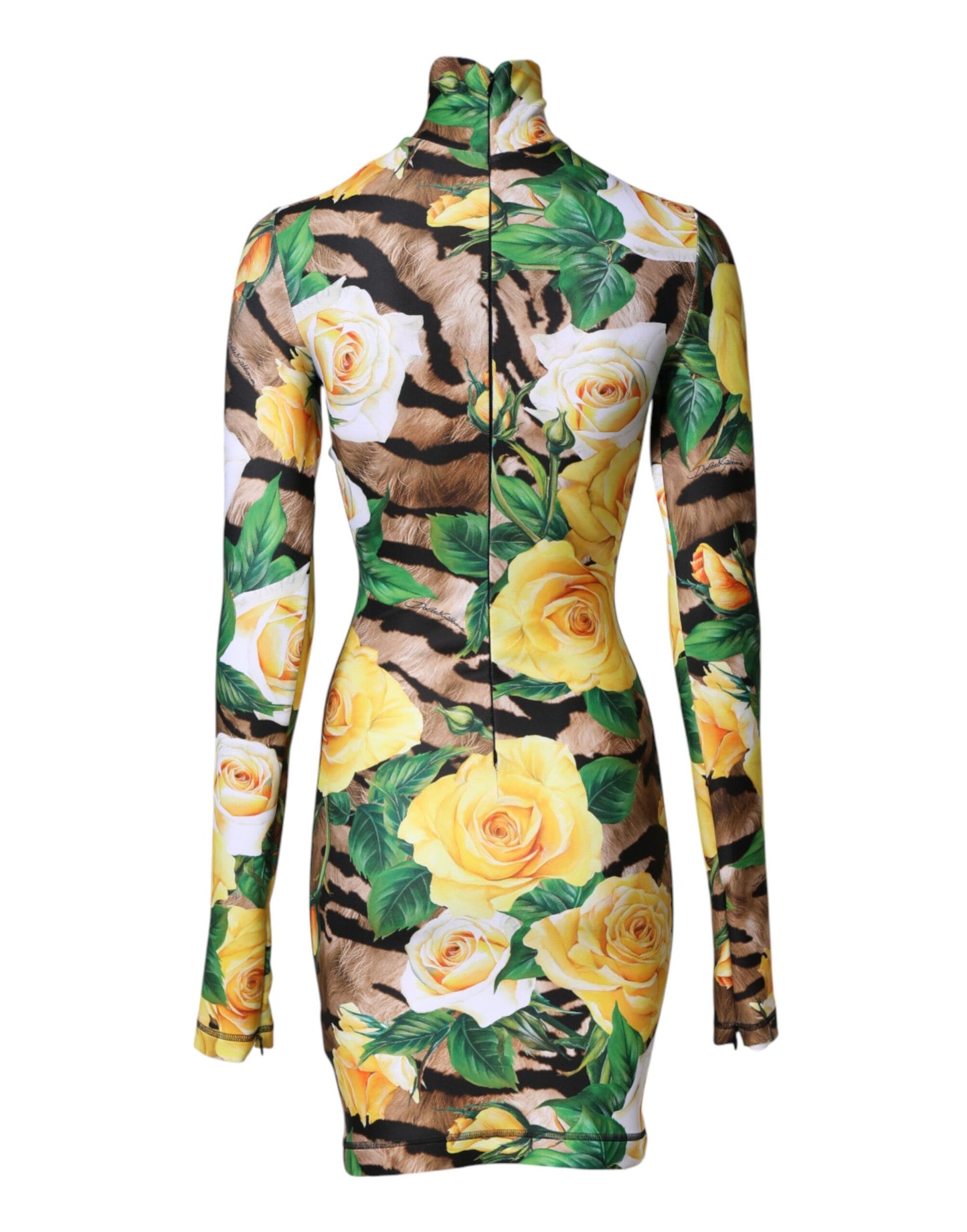 Multicolor Floral Print Sheath Mini Dress