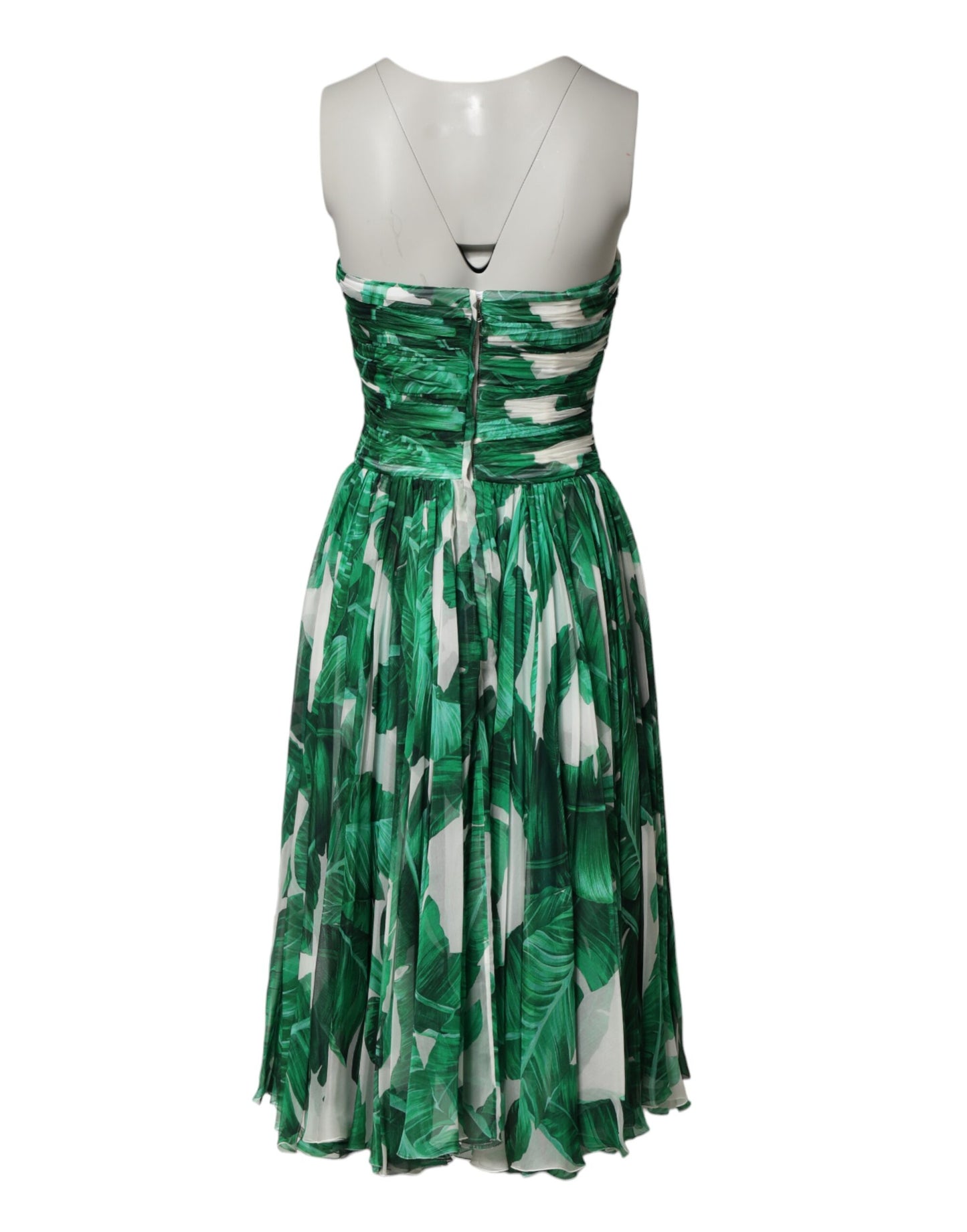 Green Pineapple Embellished BananaLeaf Dress