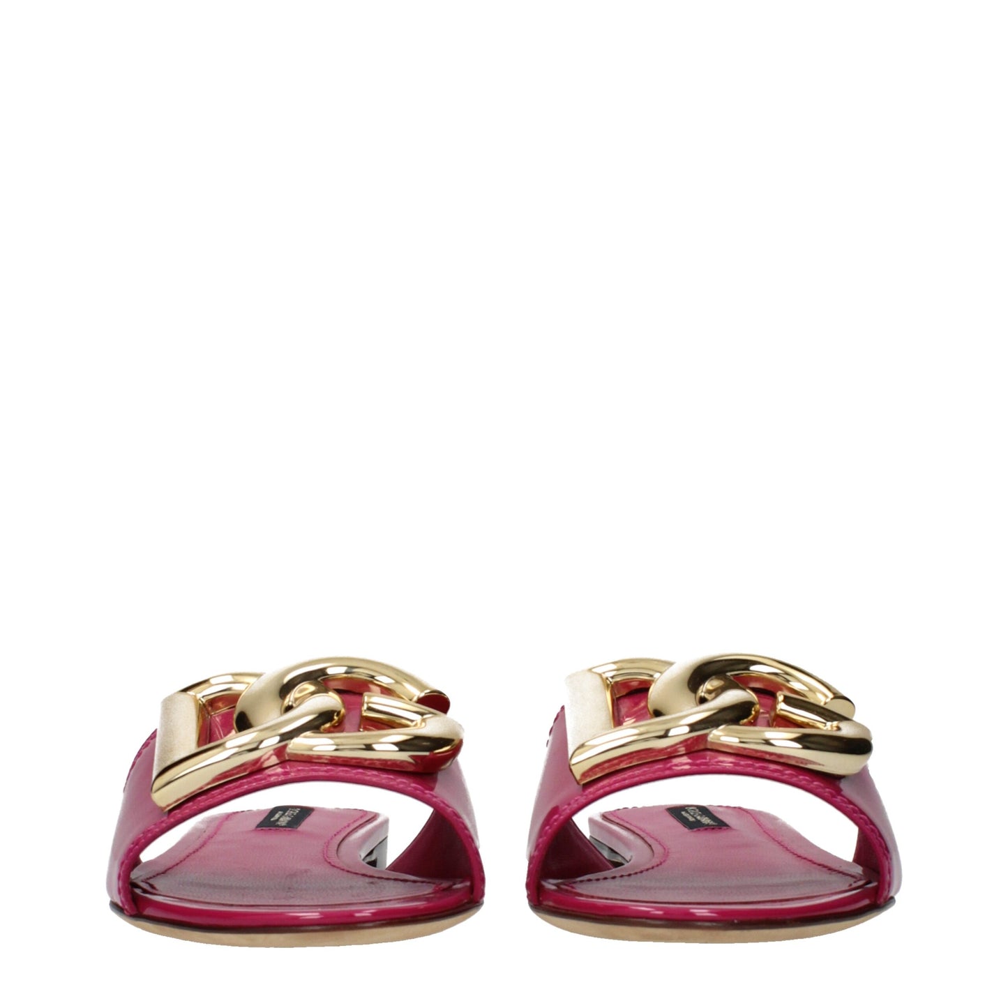 Pink Leather Slippers