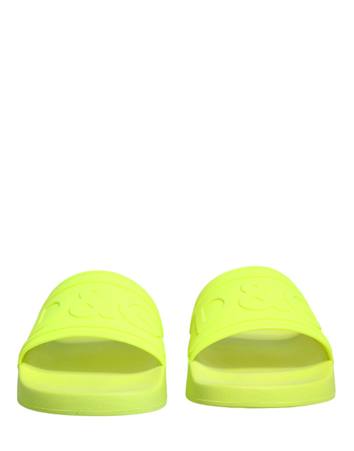 Green Rubber Slides Sandals Beachwear Shoes