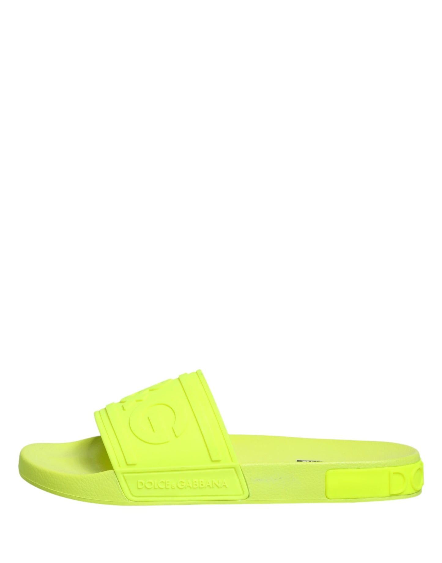 Green Rubber Slides Sandals Beachwear Shoes