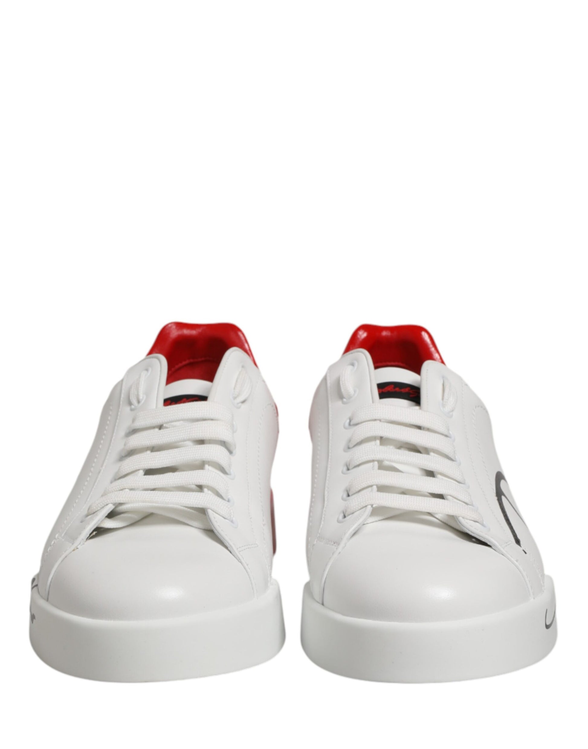 White Red Portofino Low Top Men Sneakers Shoes