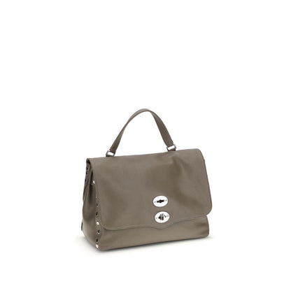 Gray Calf Leather Bos Taurus Shoulder Bag