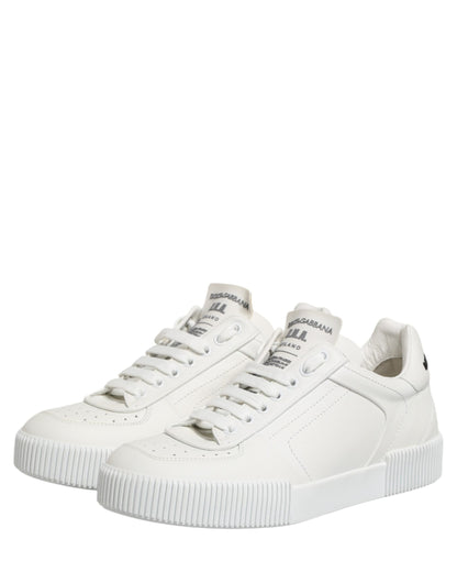 MIAMI Calf Low Top Men Sneakers  White