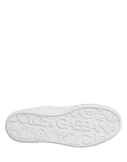 MIAMI Calf Low Top Men Sneakers  White