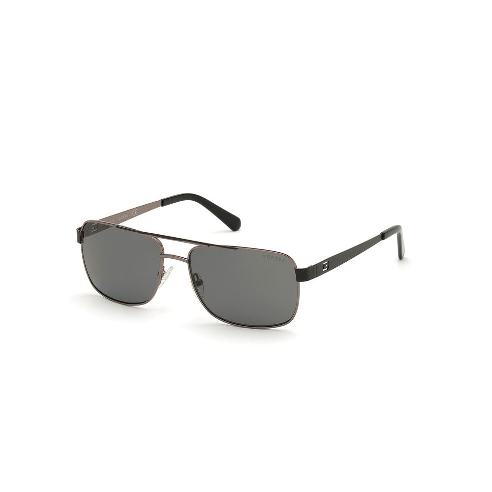 Gray Metal Sunglasses