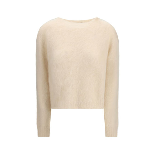 Beige Polyamide Sweatshirt