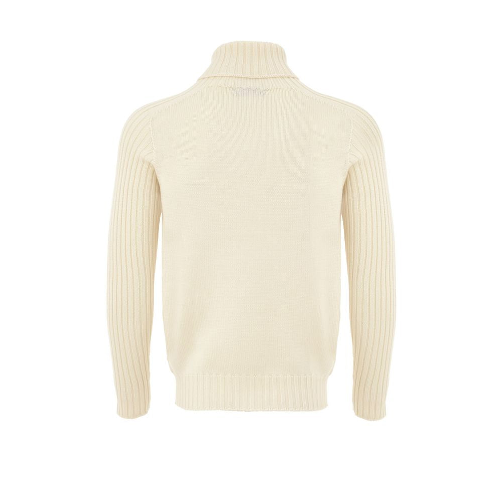White Wool Turtleneck
