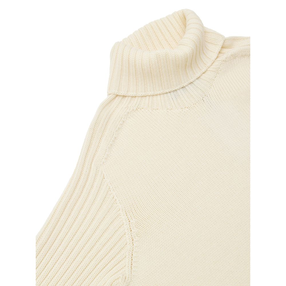 White Wool Turtleneck