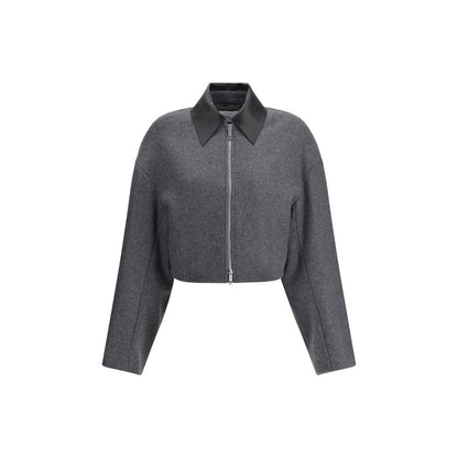 Gray Fleece Wool Clothing