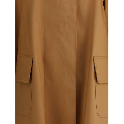 Beige Cotton Coat