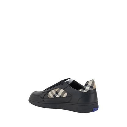 Black Calf Leather Bos Taurus Low Top Sneakers