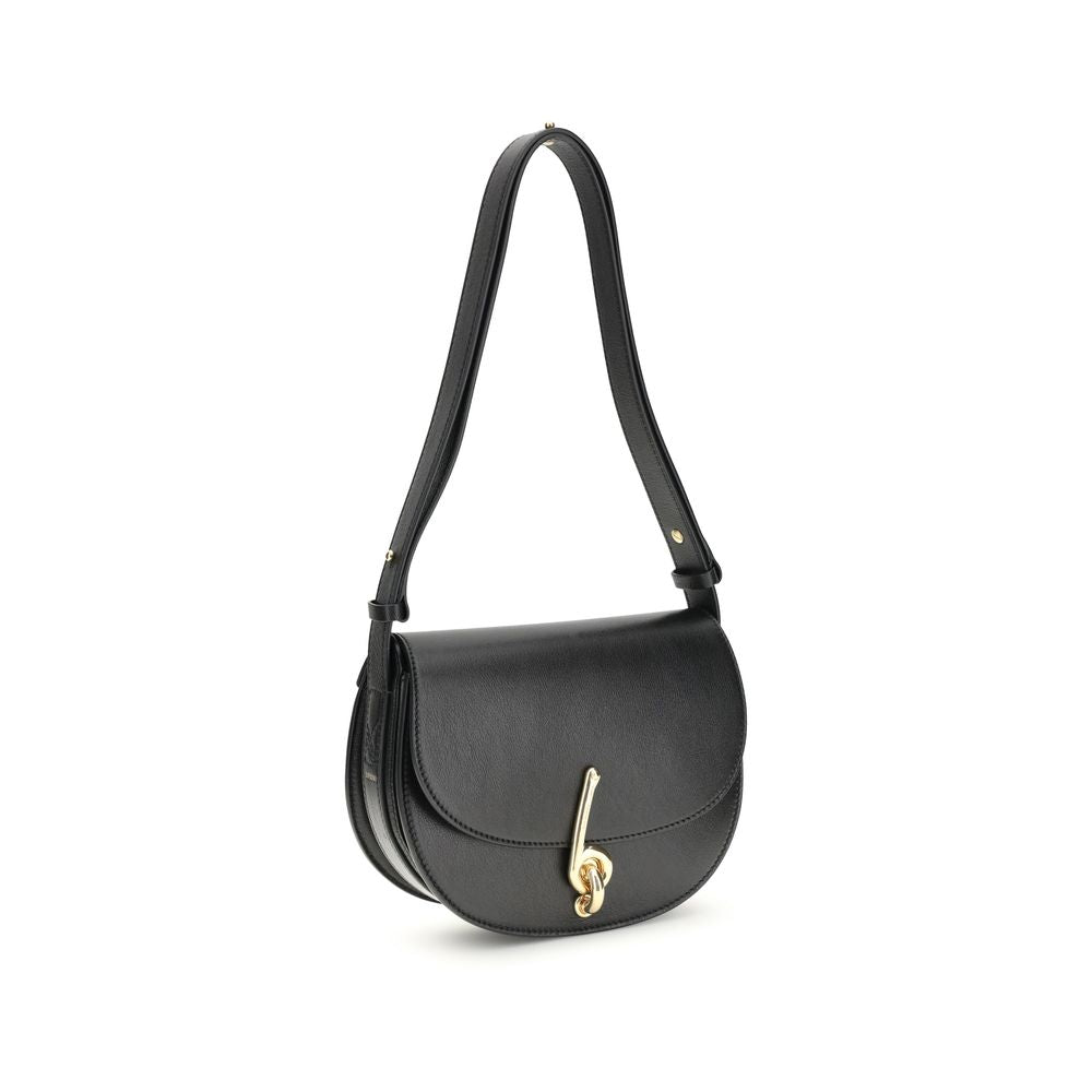 Black Calf Leather Bos Taurus Shoulder Bag