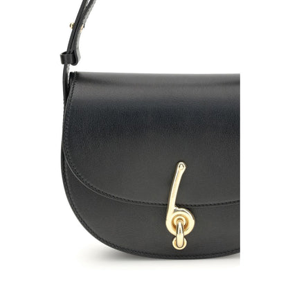 Black Calf Leather Bos Taurus Shoulder Bag