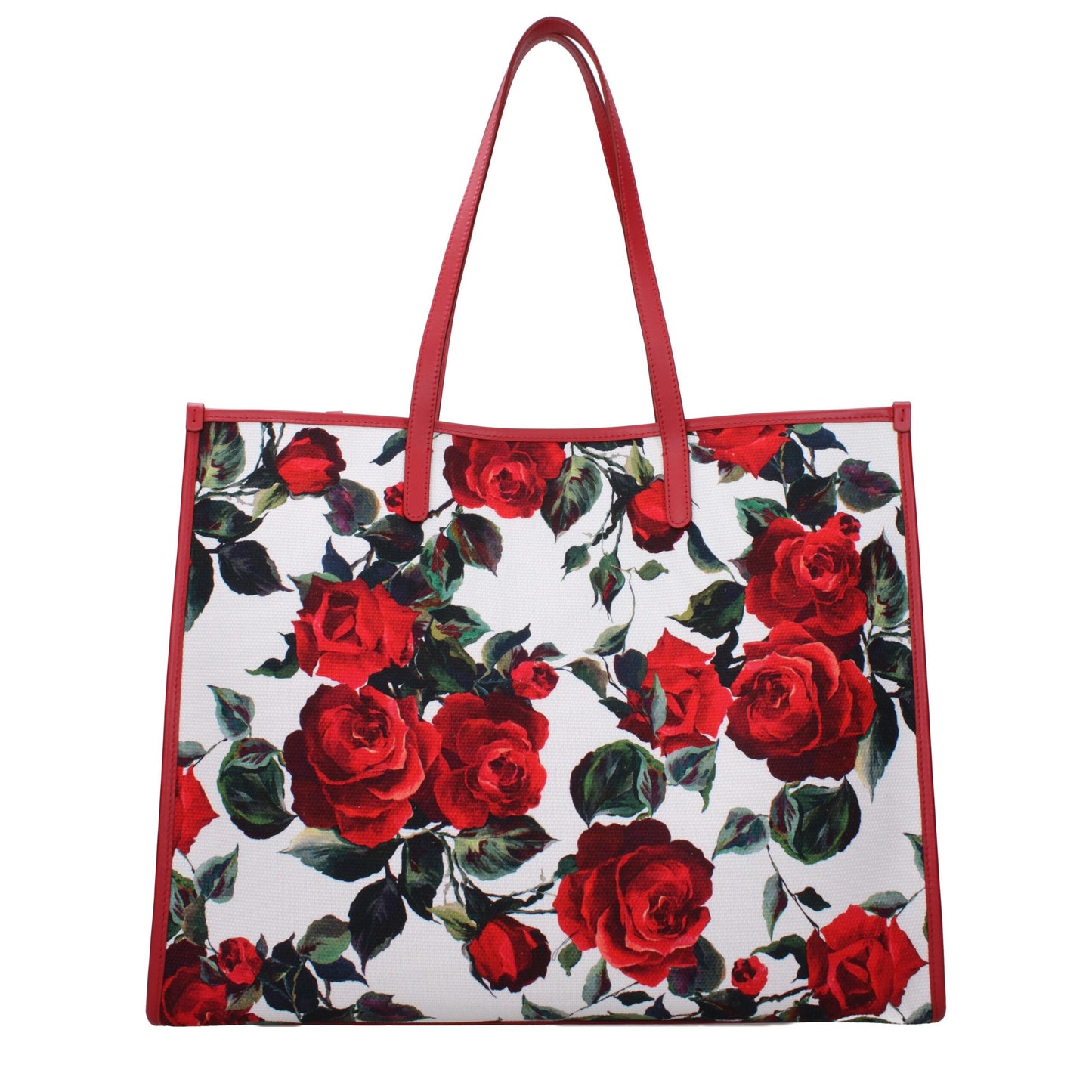 Red Fabric Shoulder Bag