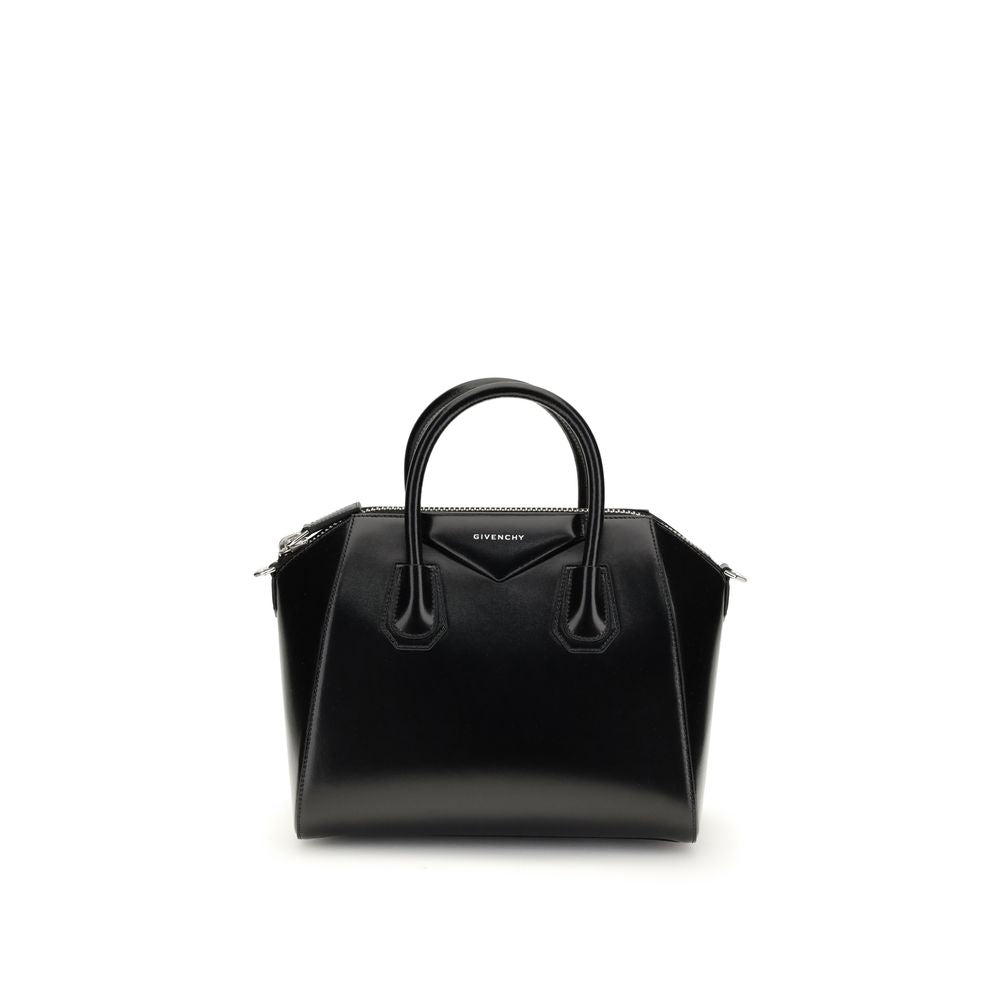 Black Calf Leather Bos Taurus Handbag