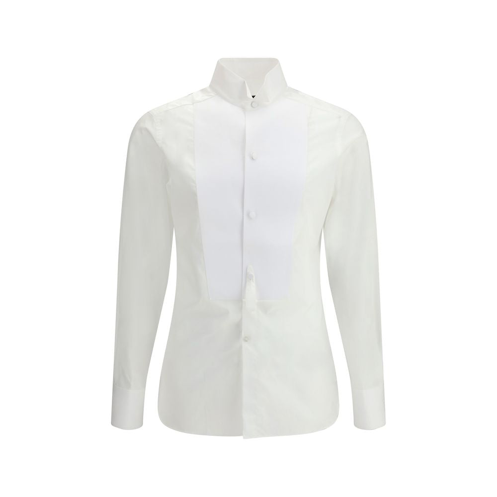 White Cotton Dress Shirt